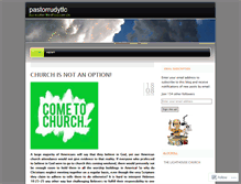 Tablet Screenshot of pastorrudytlc.com